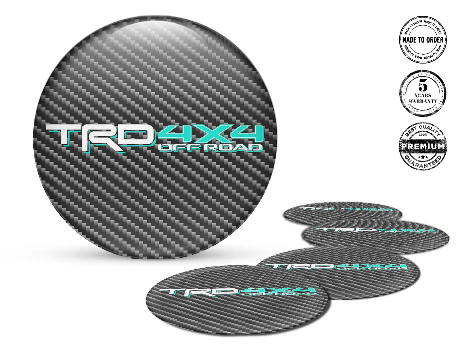 Toyota TRD Aufkleber Dome Edition Harz Emblem Labels